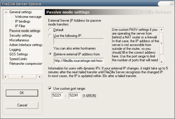 filezilla server setup public ip filezilla server setup public ip